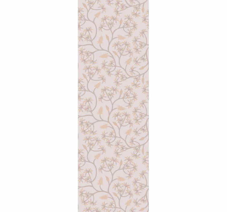 Elegante bloemmotieven behang bloemsierkunst - TenStickers