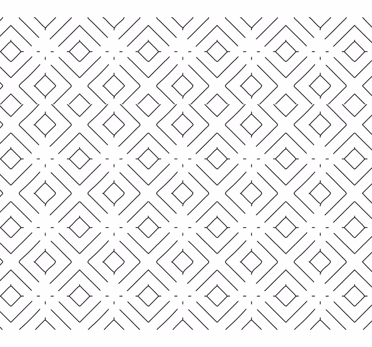 Diamant mozaïekpatroon behang geometrisch - TenStickers