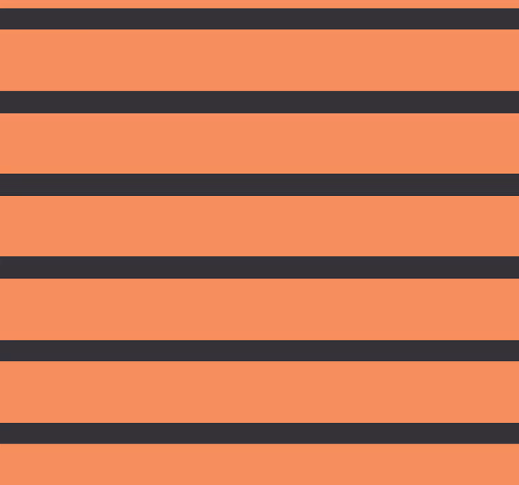 Lijn behang Halloween kleuren horizontale strepen - TenStickers