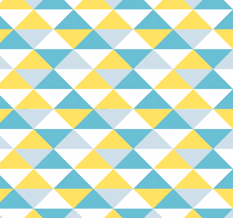 Tegel behang geometrische tegels - TenStickers