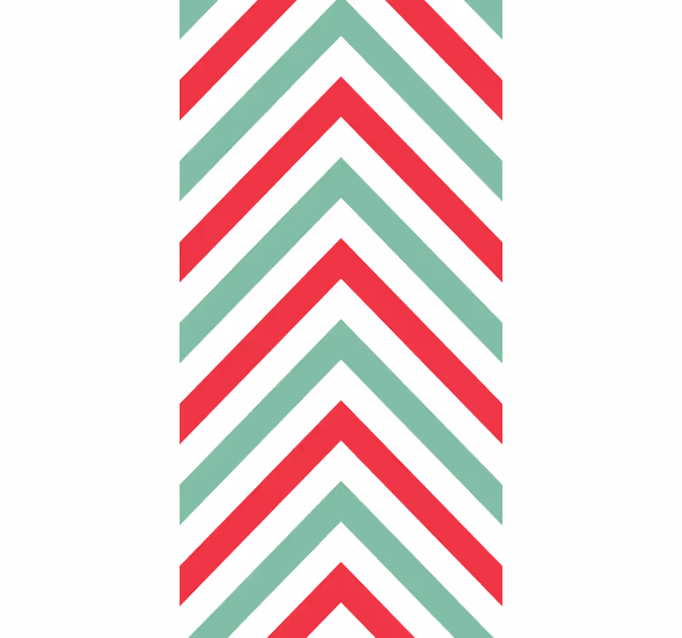 Chevron zigzagpatroon behang geometrisch - TenStickers