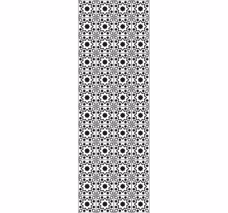 Geometrisch tegelensemble behang tegels - TenStickers