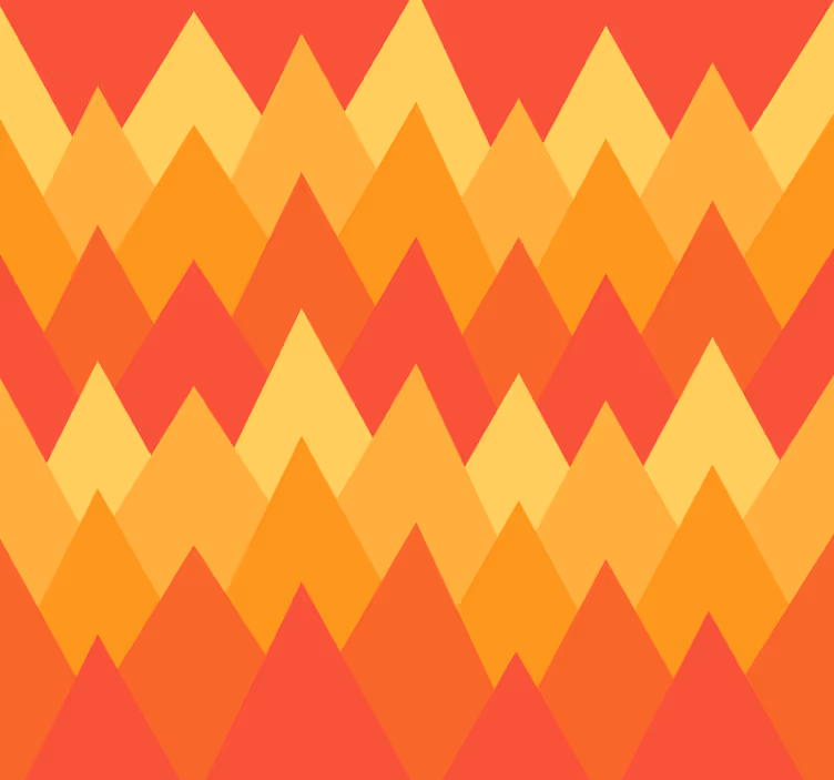 Geometrische chevron behang geometrisch - TenStickers