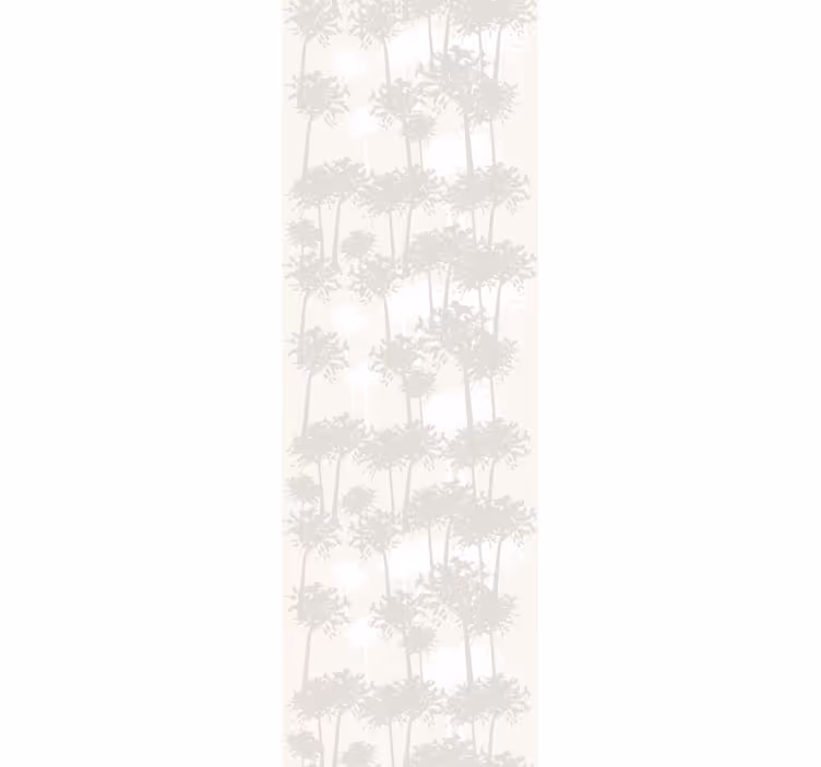 Behang boom silhouettenbos - TenStickers