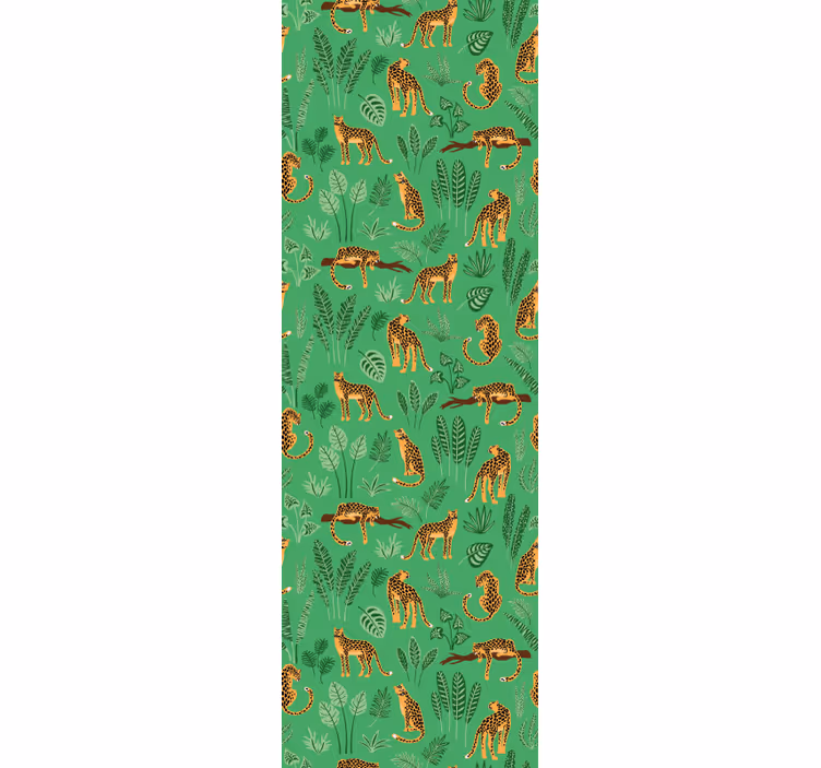 Safarifaunamotief behang dieren - TenStickers