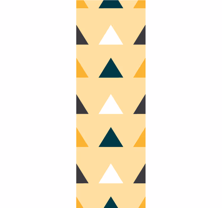 Geometrische drieklank behang geometrisch - TenStickers