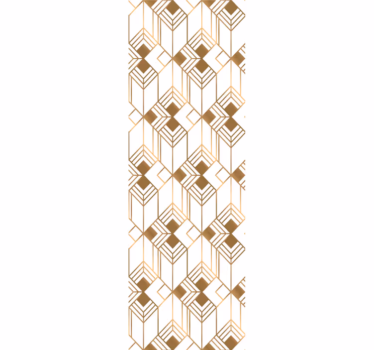 Kubistische symmetrie behang geometrisch - TenStickers