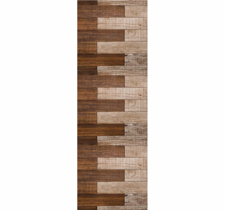 Visgraat parket behang houtlook - TenStickers