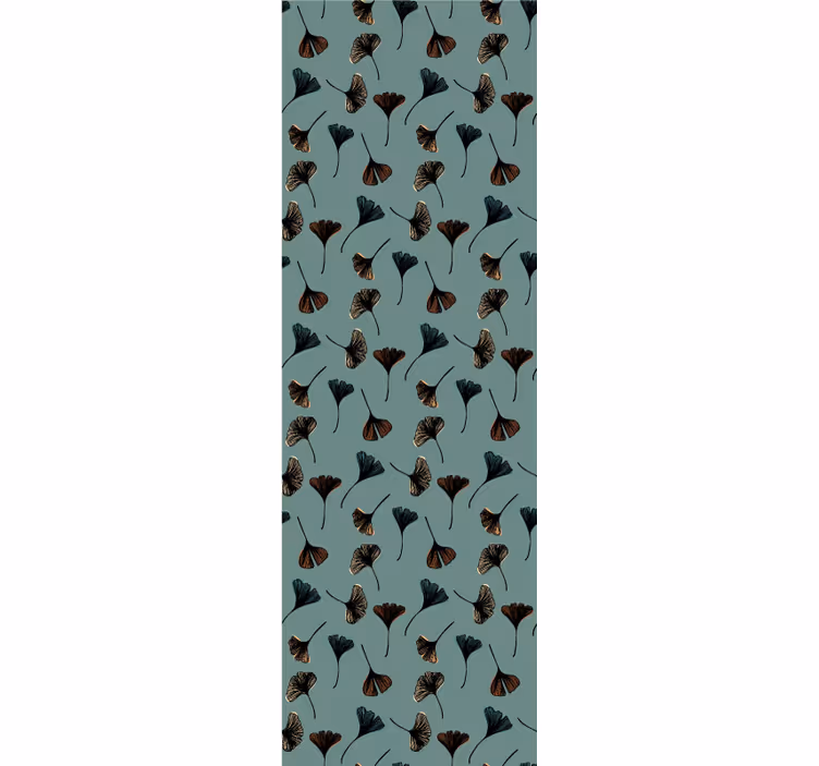 Ginkgo botanisch motief bloemen behang - TenStickers