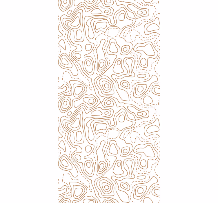 Abstracte contouren behang abstract - TenStickers
