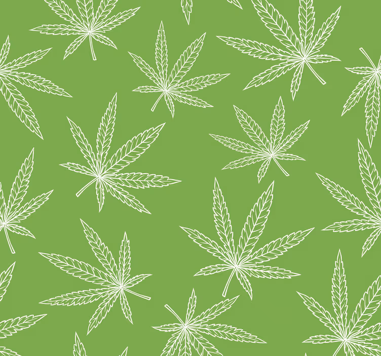Botanisch embleem behangpapier natuur - TenStickers