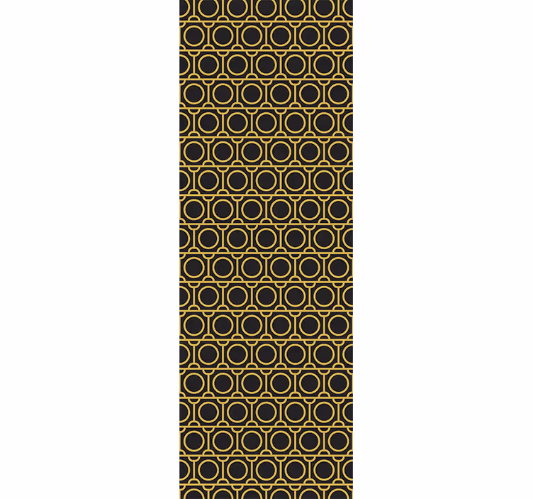 Geometrische ringen behang geometrisch - TenStickers