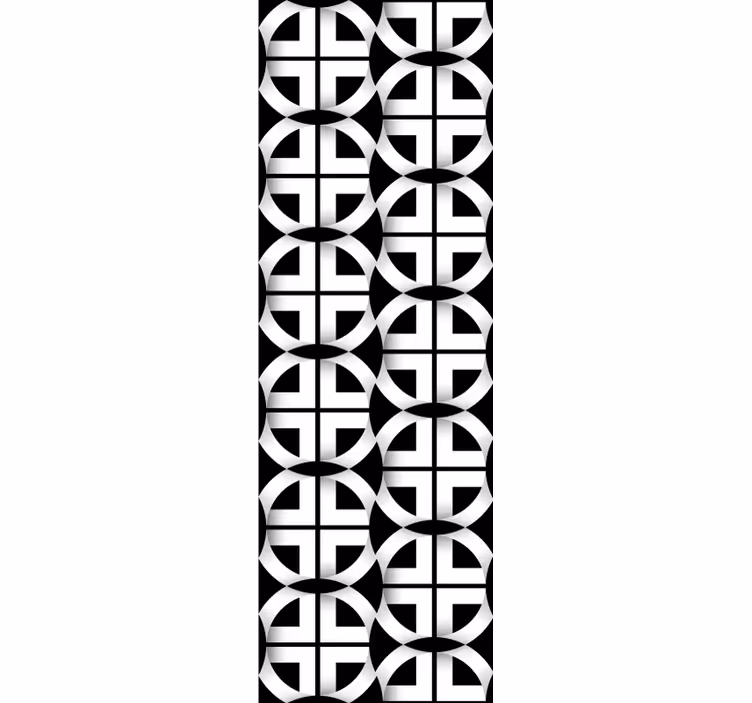 Geometrische cirkel mesh behang geometrisch - TenStickers