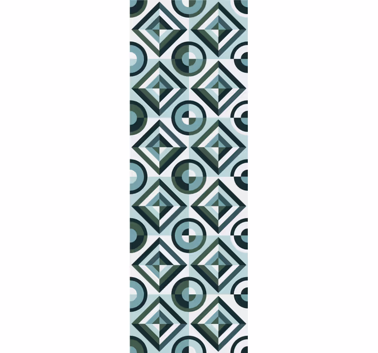 Geometrische patroon elegantie behang geometrisch - TenStickers