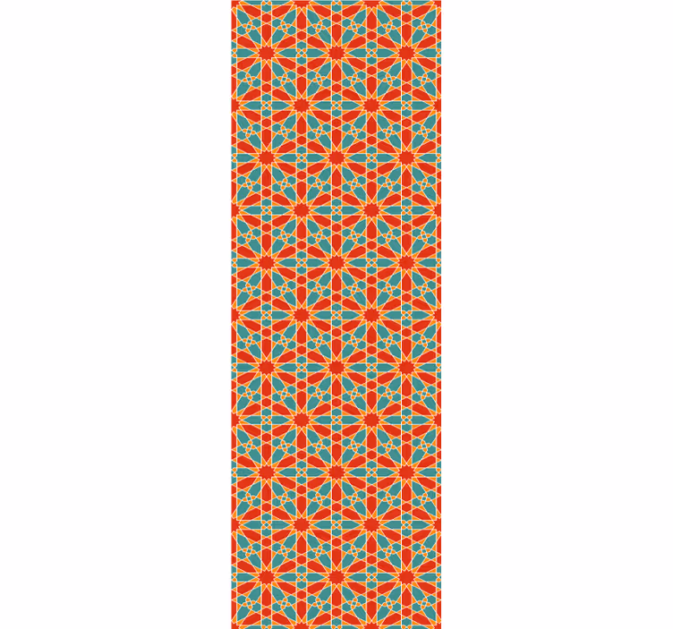 Caleidoscoopsymmetrie behang geometrisch - TenStickers