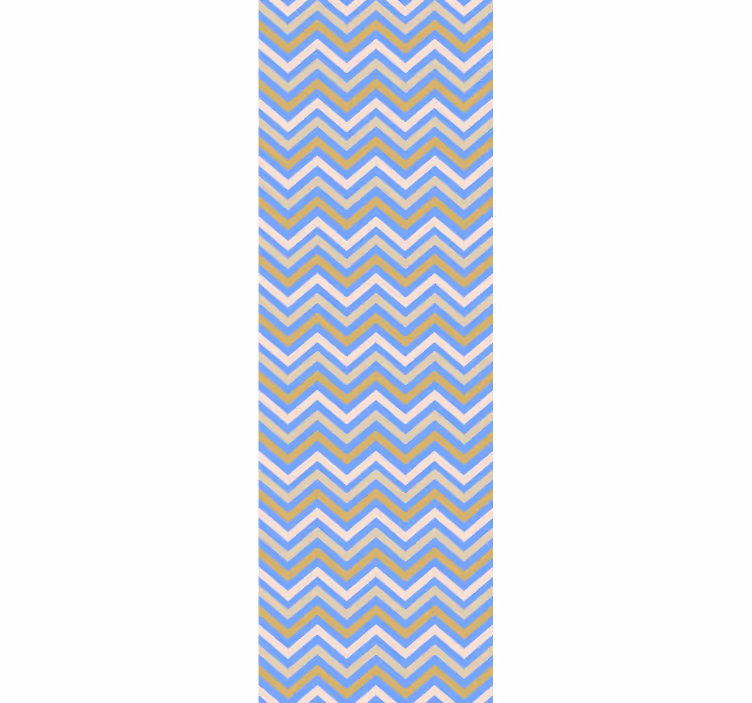 Chevronpatronen behang geometrisch - TenStickers