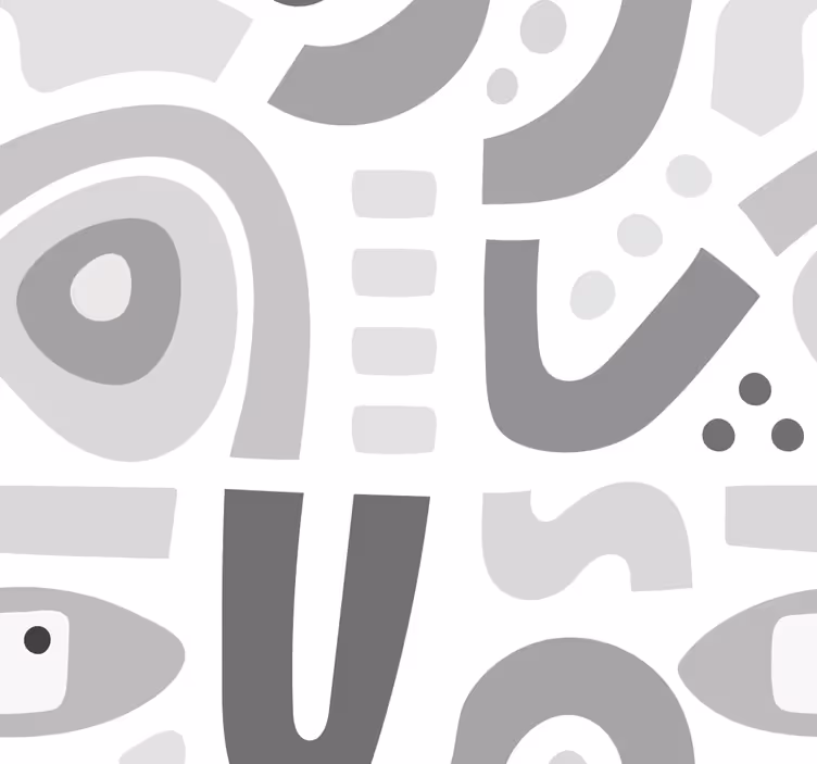 Abstracte geometrische vormen behang geometrisch - TenStickers