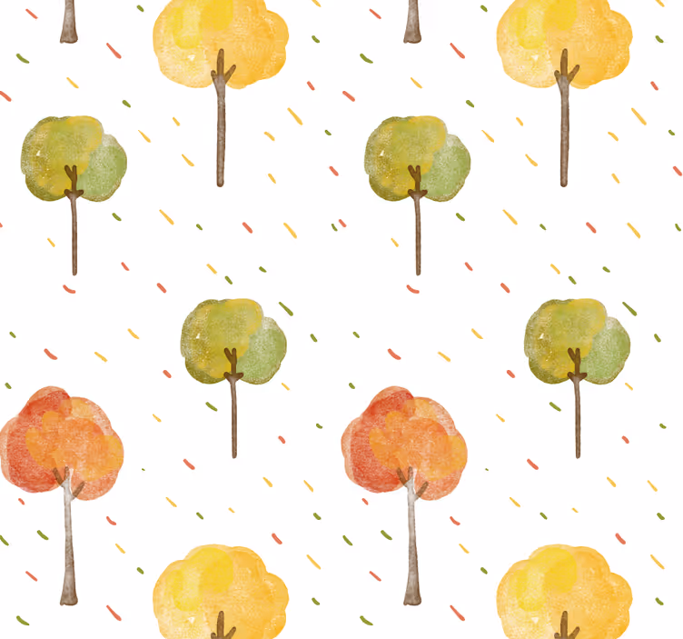 Herfst bomen natuur behang - TenStickers