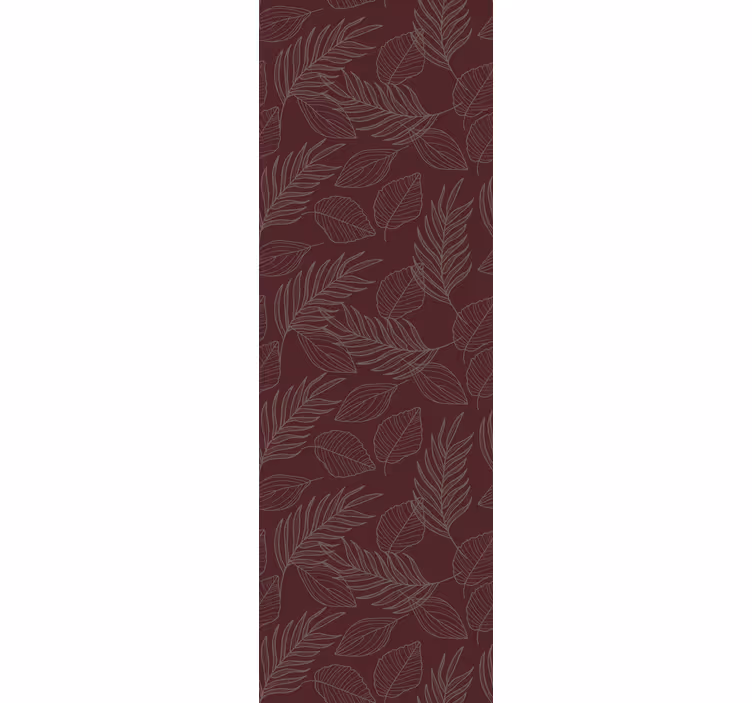 Botanisch bladontwerp behang bladeren - TenStickers