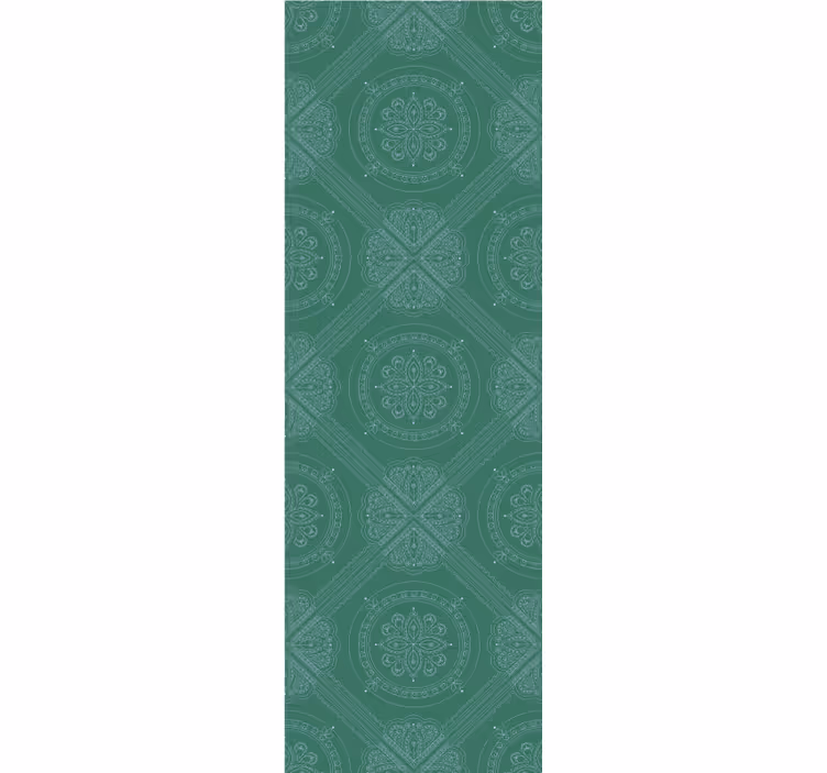 Elegant medaillon sierlijk behang - TenStickers