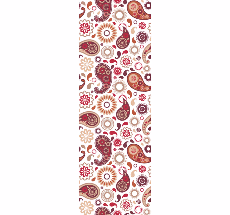 Paisley-motief sierlijk behang - TenStickers
