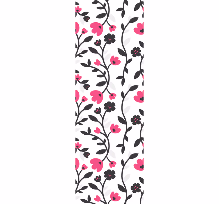 Bloemen behang bloesempatroon - TenStickers