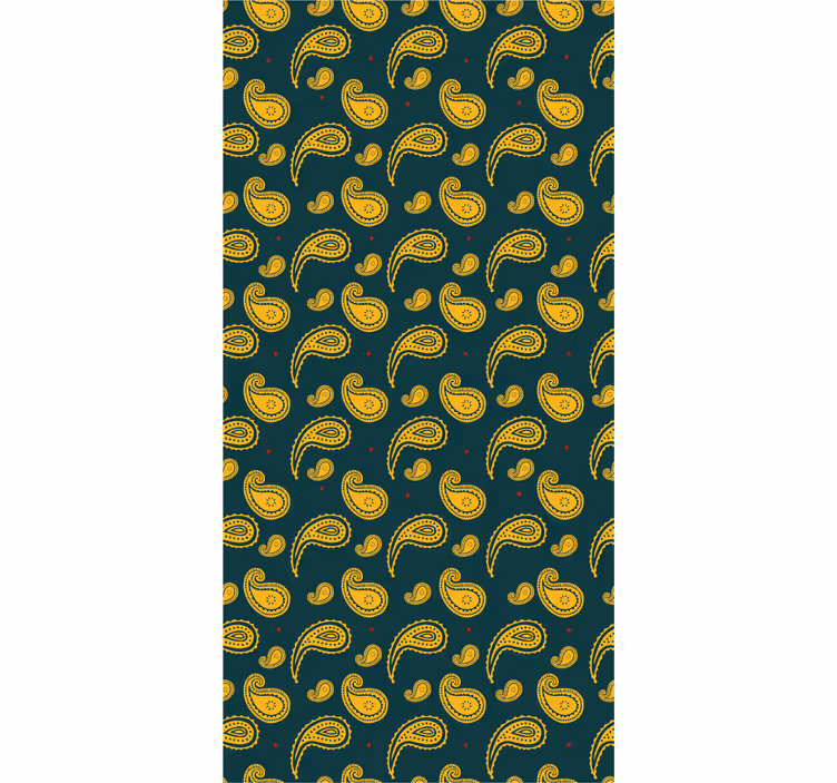 Paisley-motiefontwerp sierlijk behang - TenStickers