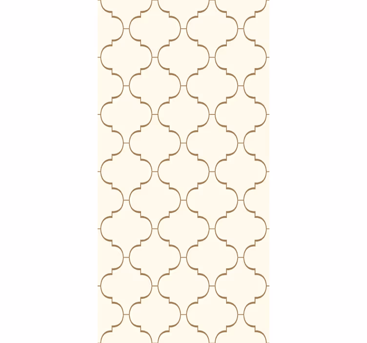 Elegant trellis sierlijk behang - TenStickers