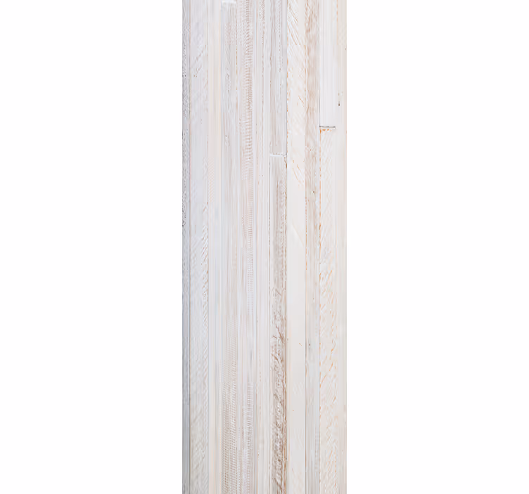 Witgekalkte planken behang houtlook - TenStickers
