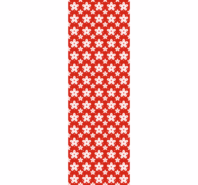 Ensemble met bloemenmotief behang bloemsierkunst - TenStickers