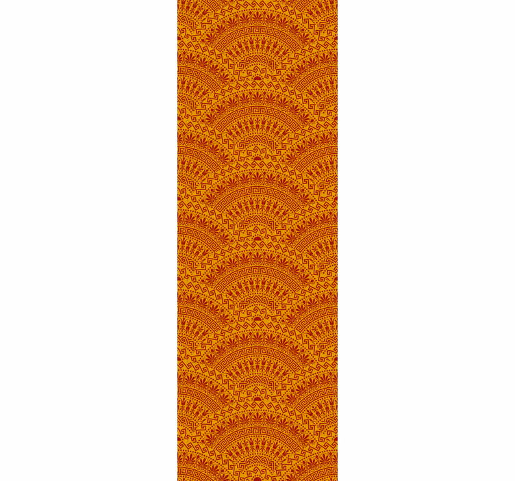 Geometrische boogpatronen behang geometrisch - TenStickers