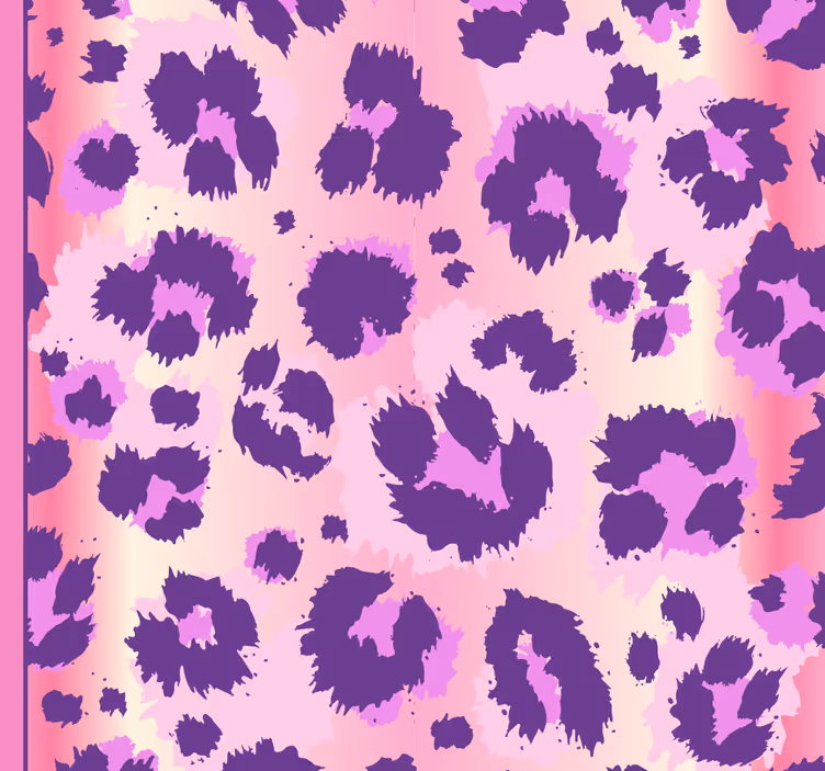 Luipaardprint panelen luipaarden behang - TenStickers