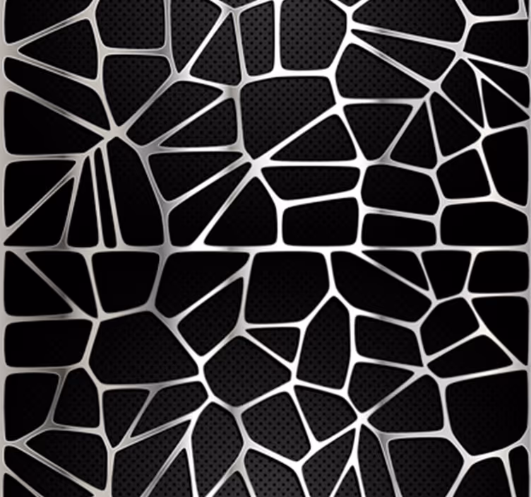 Geometrische samenvatting behang geometrisch - TenStickers