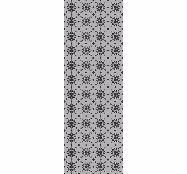 Sierlijk behang met bloemrijk ornamentpatroon - TenStickers