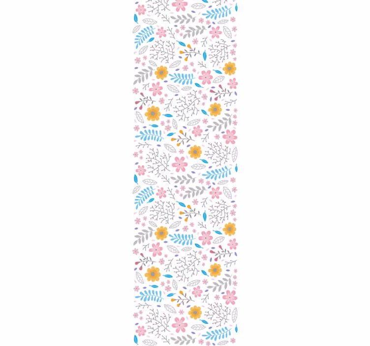 Bloemige botanische uitbarsting bloemen behang - TenStickers