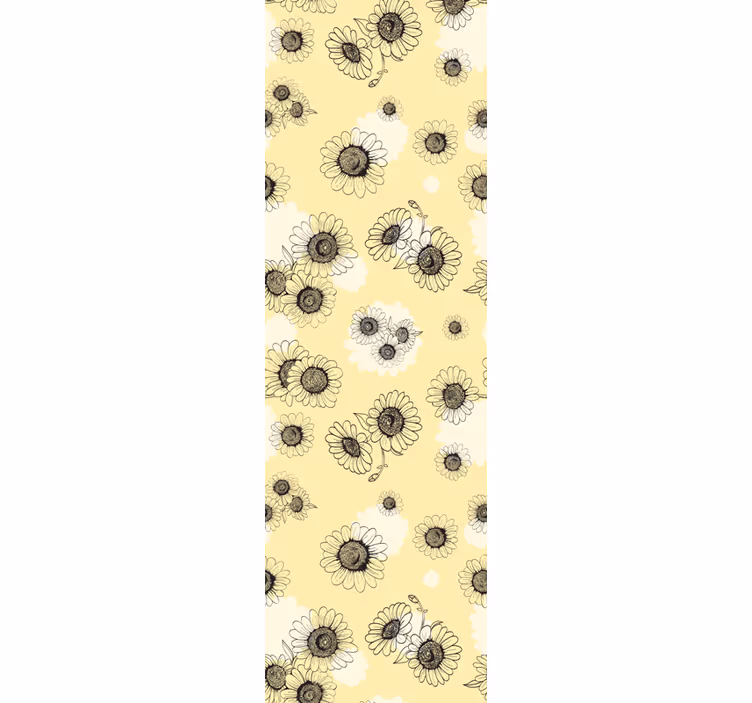 Bloemenpatronen bloemen behang - TenStickers