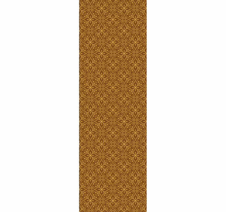 Geometrische bloemen behang tegels - TenStickers