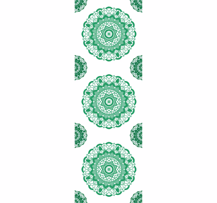 Ontwerp met mandala-motief behang werkkamer - TenStickers