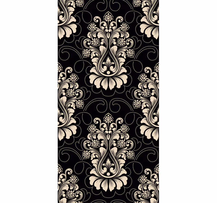 Barok behangpapier met barokke krullen - TenStickers