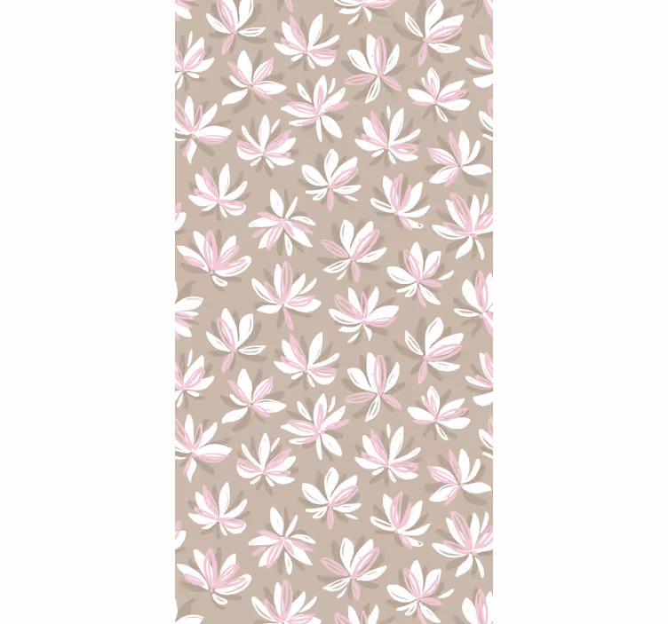 Weergave van bloemmotief behang bloemsierkunst - TenStickers