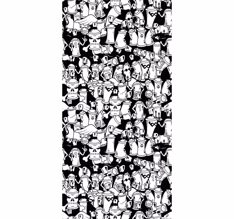 Monochrome botanische producten behangpapier natuur - TenStickers