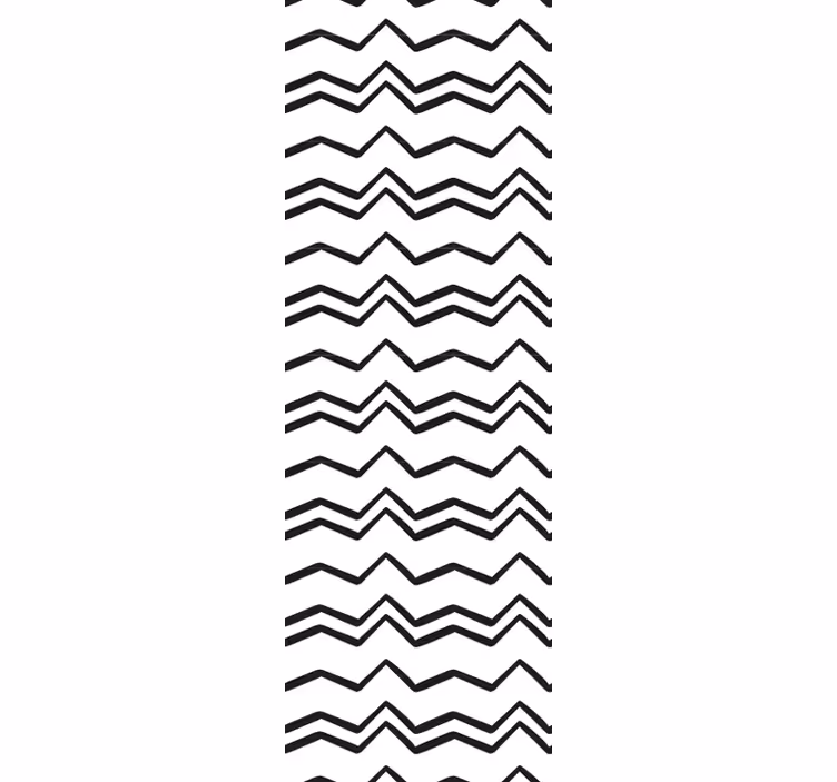 Geometrische zigzag behang geometrisch - TenStickers