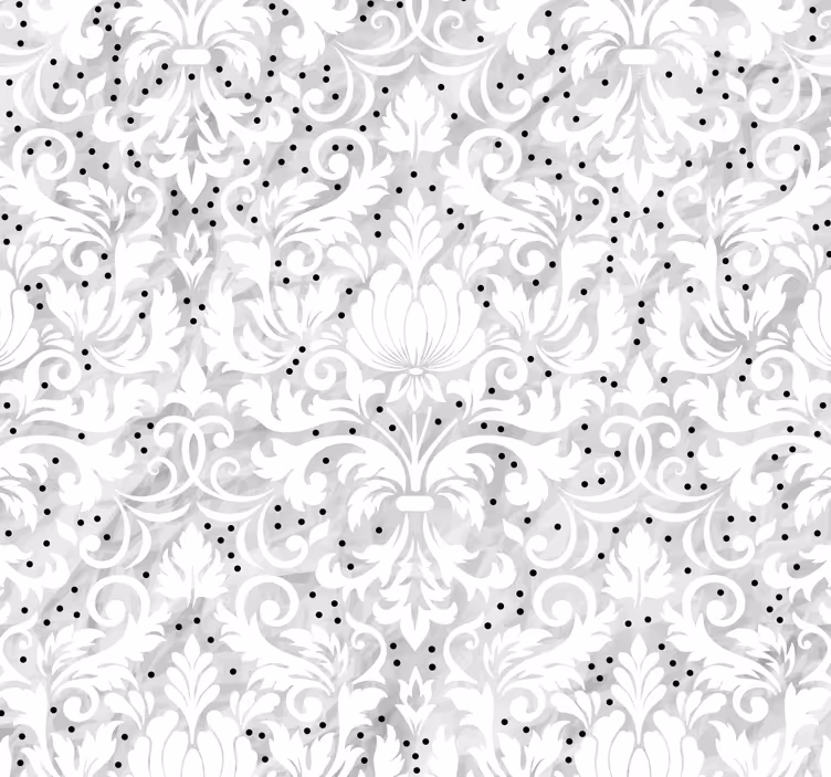 Bloemmotief Elegantie Bloemen behang - TenStickers