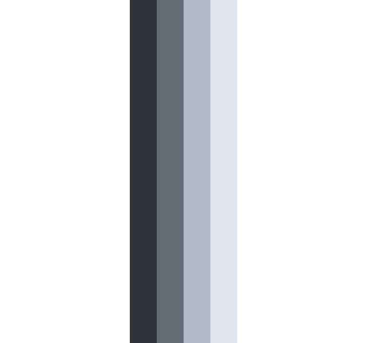 Behang verticale strepen elegant blauw en grijs patroon - TenStickers