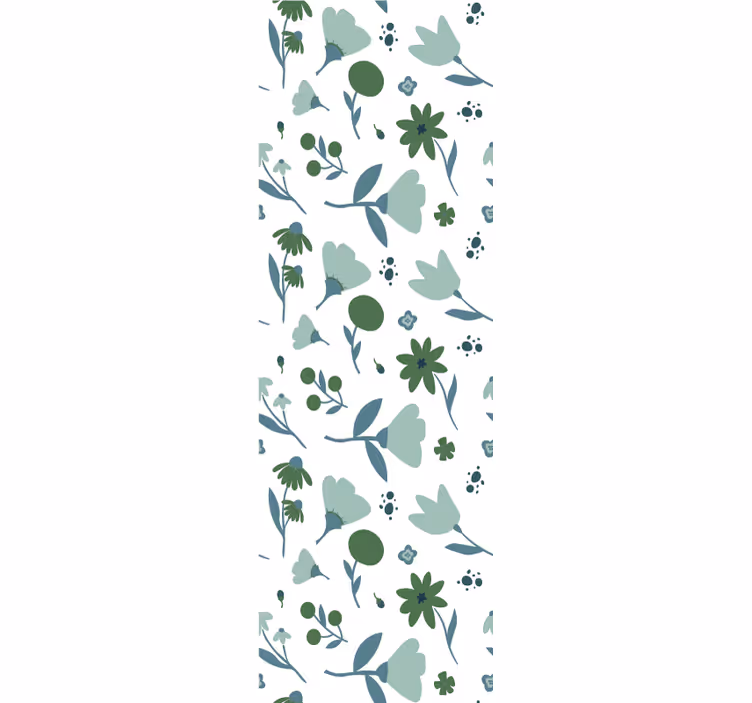 Botanische bloei bloemen behang - TenStickers