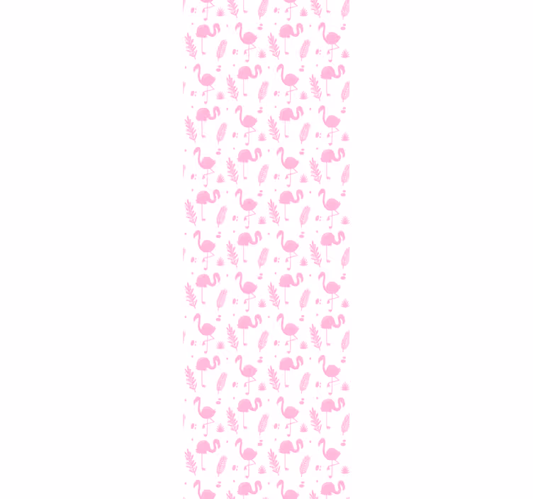 Flamingo-motieven behang dieren - TenStickers