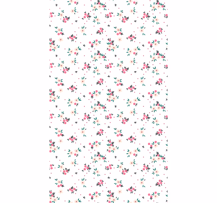 Bloemenboeket weergave bloemen behang - TenStickers
