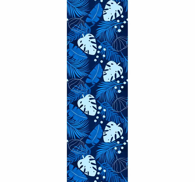 Tropisch monstera-ontwerp behang bladeren - TenStickers