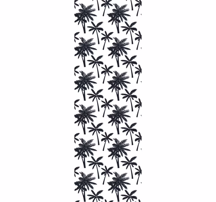 Palmblad afdruk behang bladeren - TenStickers
