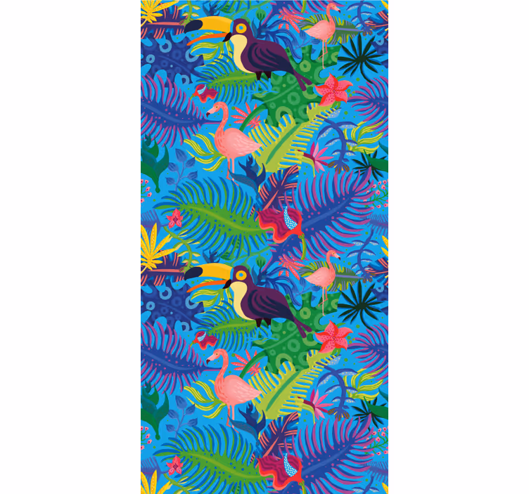 Tropisch regenwoud jungle behang - TenStickers